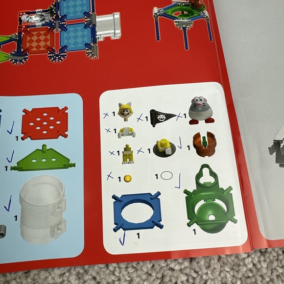MISSING PIECES K'nex Super Mario 3D World Cat Mario #38685 Building Set - Picture 4 of 8